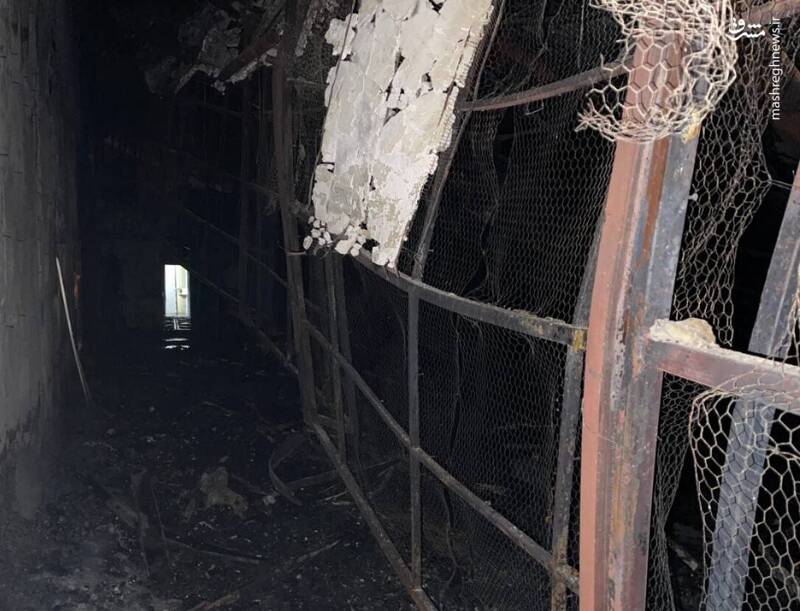 عکس/ داخل زندان اوین چند ساعت پس از آتش‌سوزی