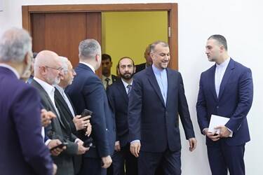 عکس/ کنفرانس خبری وزاری خارجه ایران و ارمنستان