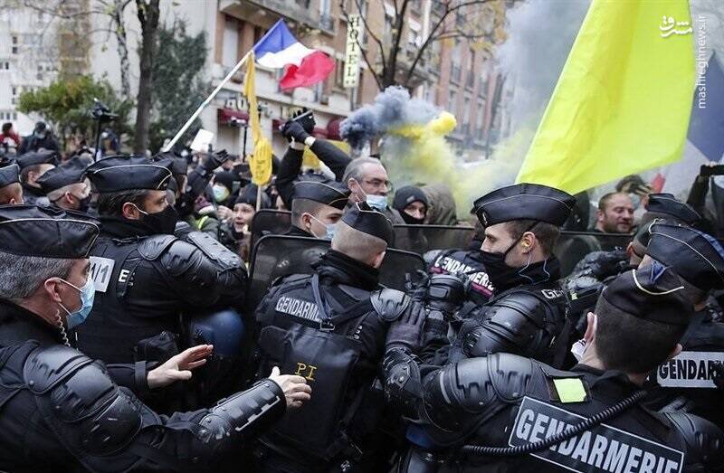 فیلم/ نحوه برخورد پلیس «نایس» فرانسه با معترضان!