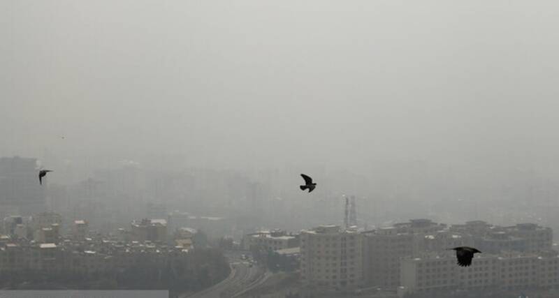 آلودگی و کاهش دمای هوای تهران