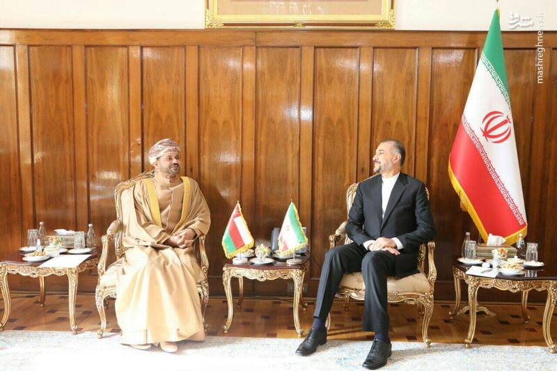 عکس/ دیدار وزیر امور خارجه عمان با امیرعبداللهیان