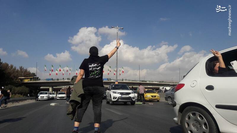تصاویری از ناآرامی های امروز کرج!
