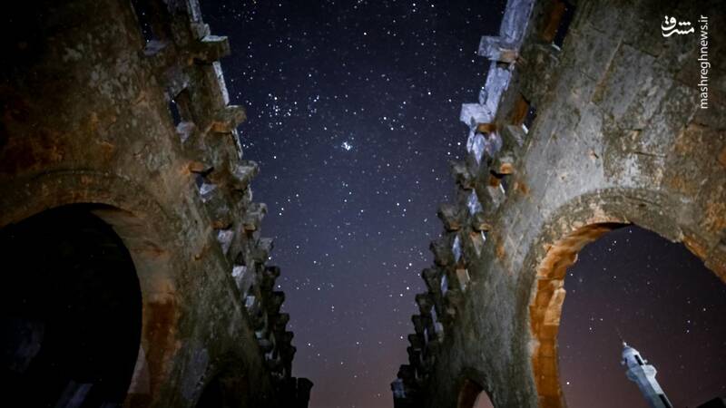 عکس/ شب پر ستاره در ادلب
