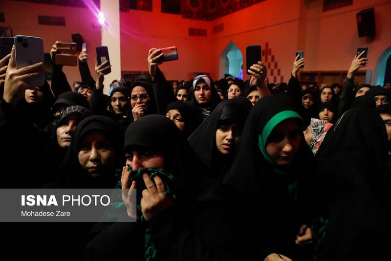 عکس/ مراسم وداع با دو شهید حافظ امنیت در دانشگاه فردوسی مشهد