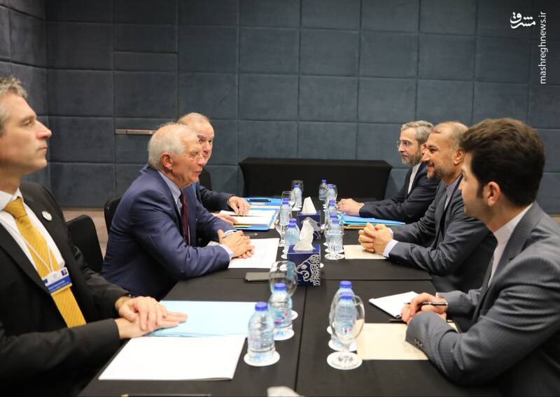 عکس/ دیدار وزیر امور خارجه با جوزپ بورل