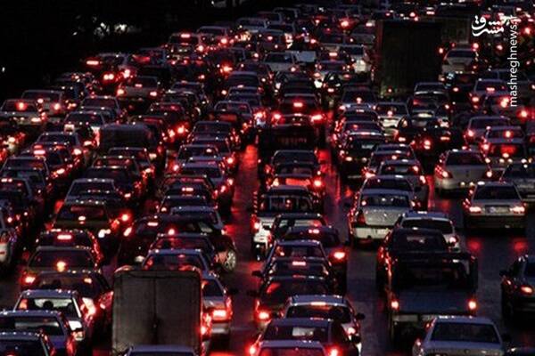 عکس/ وضعیت ترافیکی شب یلدای تهران