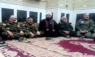 برگزاری مراسم تشییع و تدفین پدر امیر سرتیپ خلبان «یوسف قربانی» در مسجدسلیمان