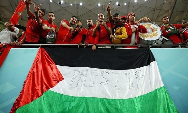 حماس پیروزی تیم ملی فوتبال مراکش مقابل پرتغال را تبریک گفت