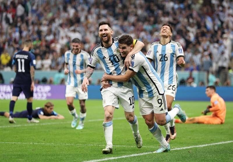 صعود قاطع آرژانتین به فینال با درخشش مسی/ حسرت کرواسی با شکستی سنگین +فیلم