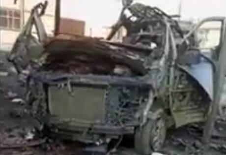 فیلم/ انفجار خودرو بمب‌گذاری شده در شمال سوریه