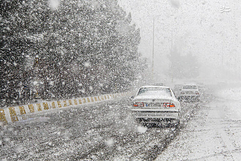 عکس/ همدان اینجوری برف اومده!