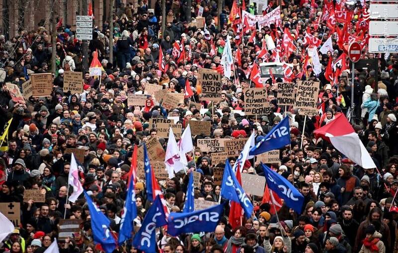 عکس/ اعتراضات خیابانی در فرانسه