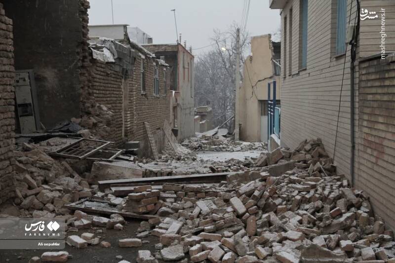 عکس/ صبح بعد از زلزله در خوی