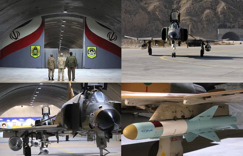 از موشک، پهپاد و قایق‌های تندرو تا «شهر زیرزمینی» فانتوم‌های ارتقاء یافته ایرانی/ جنگنده‌های ارتش از دل «عقاب ۴۴» به شکار از راه دور می‌روند +عکس