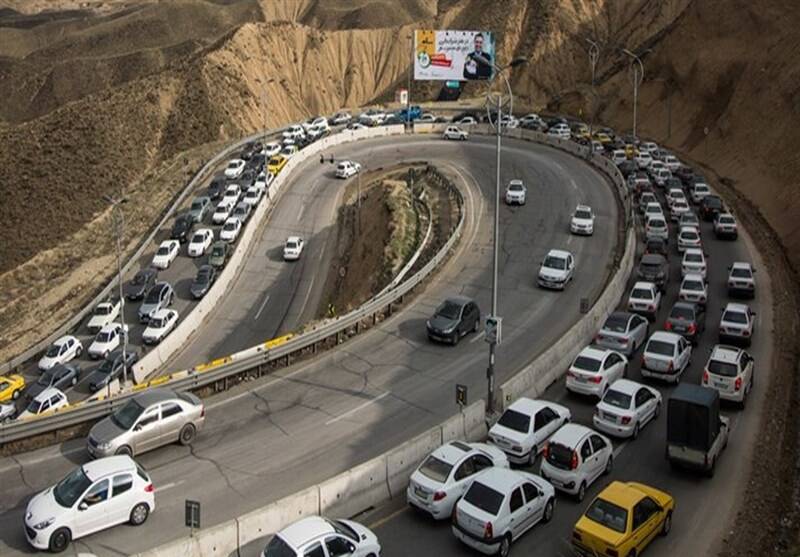 انسداد جاده چالوس و آزادراه تهران-شمال تا اطلاع ثانوی