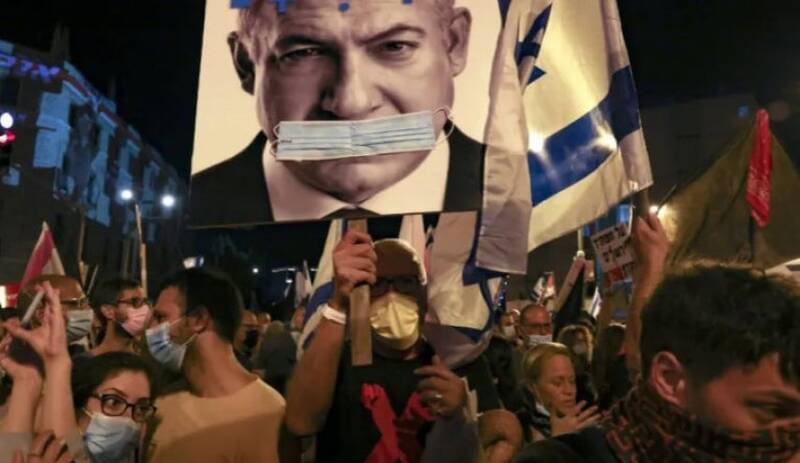 ادامه اعتراضات گسترده شهرک‌نشینان علیه نتانیاهو +فیلم
