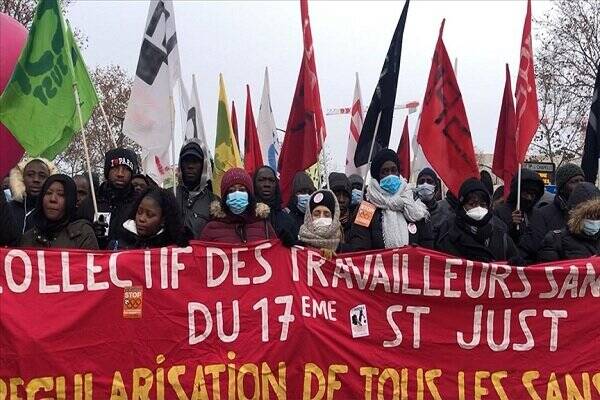 تظاهرات در پاریس علیه نژادپرستی و قانون جدید مهاجرت +فیلم