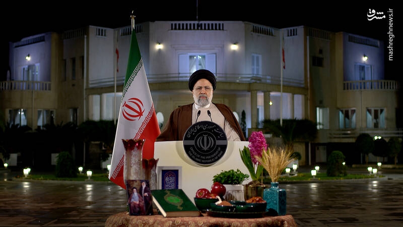 عکس/ رئیسی در کنار سفره هفت سین