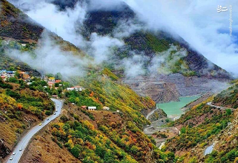 عکس/ طبیعت بکر جاده چالوس