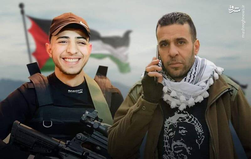 فیلم/ تشییع پیکر دو شهید فلسطینی در نابلس
