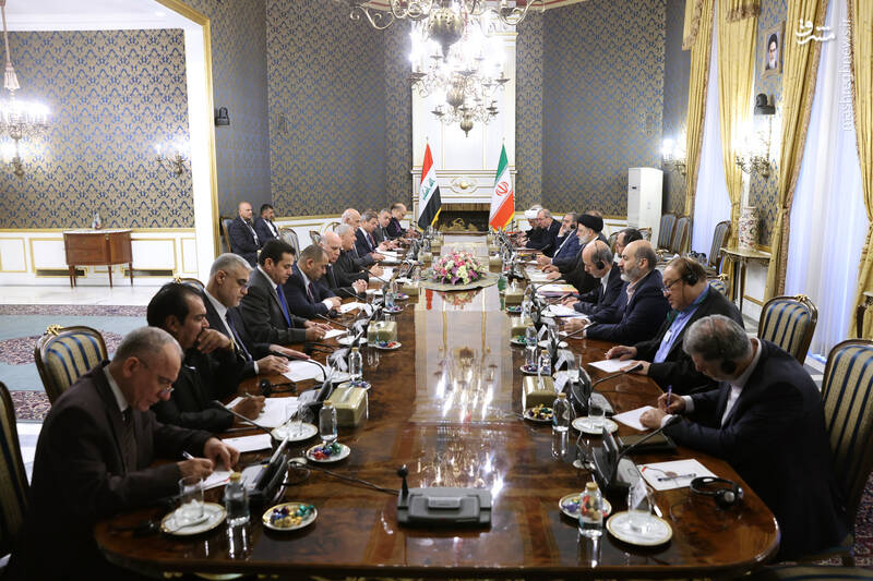 عکس/ نشست هیئت‌های عالیرتبه ایران و عراق