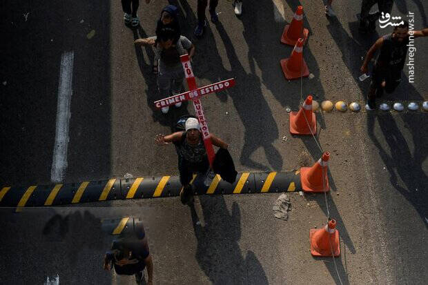 عکس/کاروان مهاجران معترض به سیاست‌های مکزیک