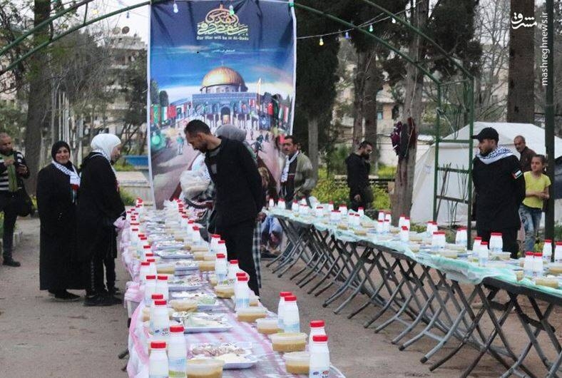 فیلم/ افطاری فلسطینی‌ها برای زلزله‌زدگان سوریه