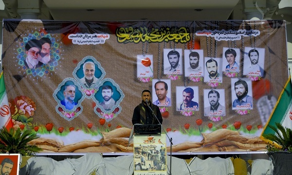 تصاویر/ مراسم نخستین سالگرد تدفین شهید گمنام در استانداری مازندران