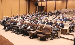 تشکیل جلسه شورای اداری استان قم در فضای نمایشگاه دستاورد‌های هوافضای سپاه