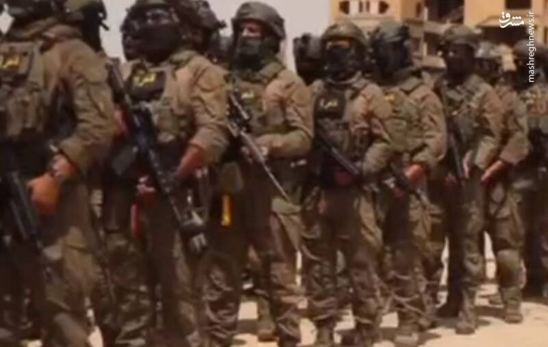فیلم/ تمرینات تیپ ۴۲ یگان‌های نیروی ویژه مقاومت عراق