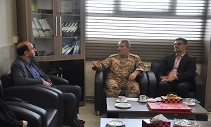 دیدار مدیرکل حفظ آثار دفاع مقدس قزوین با رئیس دانشگاه رجاء