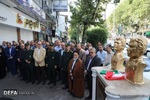 تصاویر/ گلباران محل شهادت شهیدان «انصاری و نورانی» در رشت