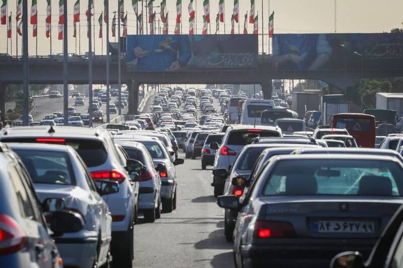 پس‌زدگی ترافیک در آزادراه شوشتری مشهد