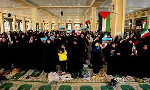 اجتماع مادران و دختران در حمایت از مردم مظلوم فلسطین برگزار شد