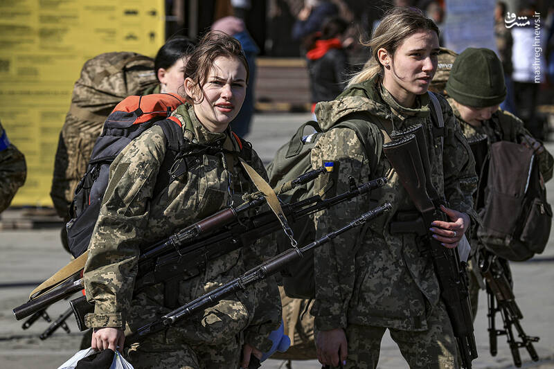 فیلم/ در اوکراین زنان باردار را هم به جنگ می‌فرستند!