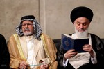 تصاویر/ مراسم بزرگداشت رئیس جمهور و هیات همراه در حسینیه امام خمینی (ره)