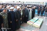 تصاویر/ خاکسپاری دو شهید گمنام در مسجد مقدس جمکران