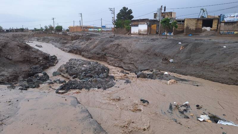 فیلم/سیلاب در روستاهای فریمان