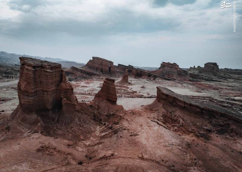 کلوت‌هایی که حاصل فرسایش آب و باد هستند