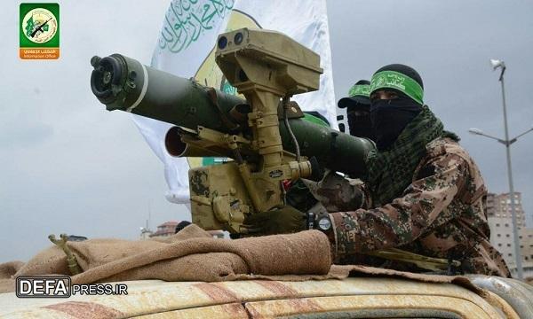 استفاده از موشک‌های هدایت شونده ضد تانک توسط القسام
