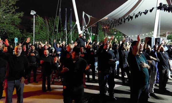 قرائت زیارت آل‌یاسین در «تپه لاله‌ها» به‌مناسبت ایام عید غدیر خم