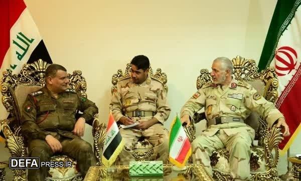 دیدار فرماندهان مرزبانی ایران و عراق با محوریت مراسم اربعین