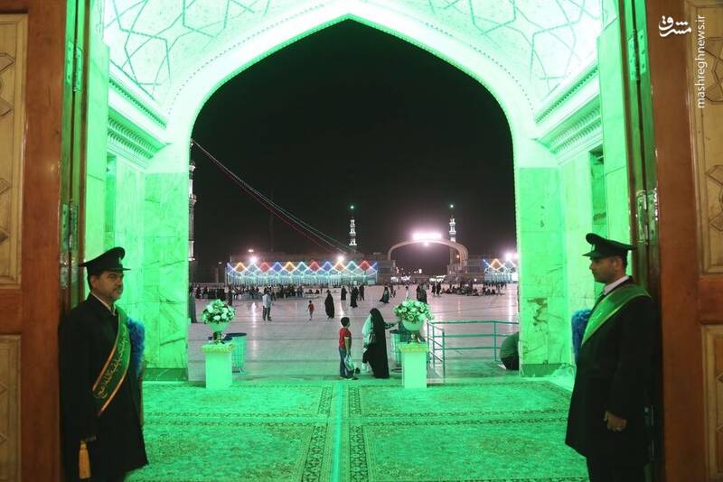عکس/ حال و هوای مسجد مقدس جمکران در شب عید غدیر