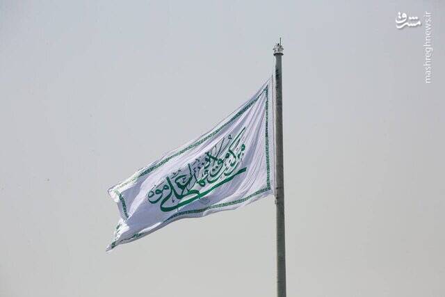فیلم/ اهتزاز بزرگترین پرچم علوی در ایران