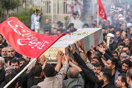 فیلم/ استقبال و وداع با پیکر ۳۴ شهید گمنام دفاع مقدس