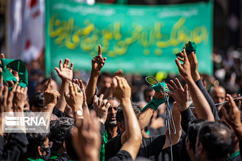 قشم در سوگ شهادت شمس الشموس گریست 