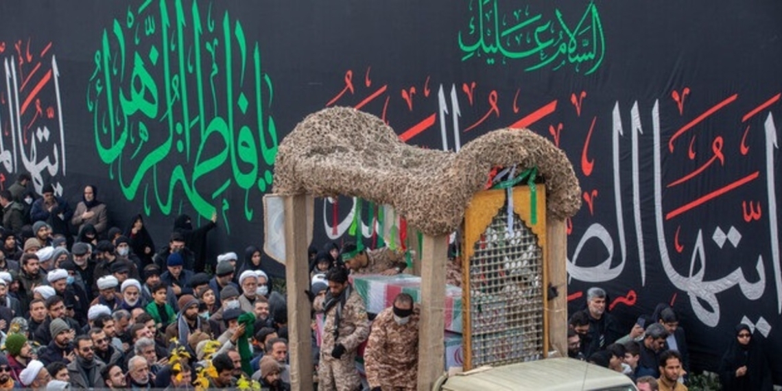 تشییع پیکر ۳۰۰ شهید گمنام در کشور  همزمان سالروز شهادت حضرت زهرا(س)