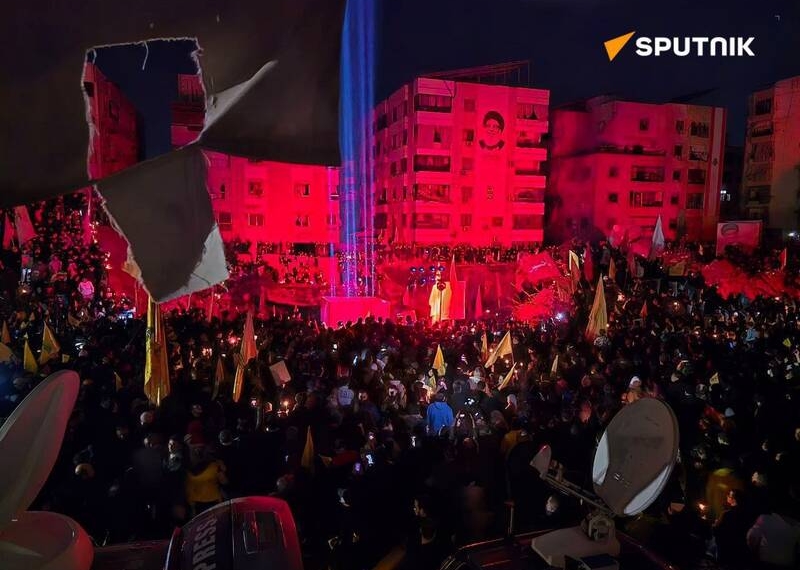 تصاویری از محل شهادت سیدحسن نصرالله در ضاحیۀ‌ جنوبی