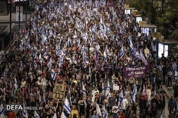 تظاهرات دهها صهیونیست افراطی علیه توافق آتشبس