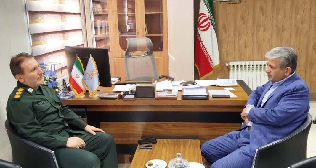 دیدار مدیرکل حفظ آثار دفاع مقدس قزوین با مدیر کل بنیاد مسکن استان